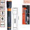 BLACK+DECKER LED Zaklamp 350 Lumen - 6W - 200M Bereik - 3 Lichtstanden: Hoog, Laag, Pulserend - Zwart/Oranje