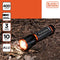 BLACK+DECKER LED Zaklamp 400 Lumen - 10W - 200M Bereik - 3 Lichtstanden: Hoog, Laag, Pulserend - Zwart/Oranje