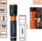 BLACK+DECKER LED Zaklamp 500 Lumen - 10W - 100M Bereik - 3 Lichtstanden: Hoog, Laag, Pulserend - Zwart/Oranje