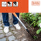 BLACK+DECKER Onkruidwieder - Telescopische Stang 77 - 112 CM - Onkruidwieder met steel - Aluminium/ Koolstofstaal