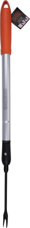BLACK+DECKER Onkruidwieder - Telescopische Stang 77 - 112 CM - Onkruidwieder met steel - Aluminium/ Koolstofstaal