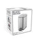 BLACK+DECKER pedaalemmer - 5L - RVS - soft close - losse binnenemmer