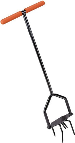 BLACK+DECKER Ratelcultivator - Draaiende Kop - Ergonomische Handgreep - Cultiveren en Onkruid Wieden - Zwart/Oranje