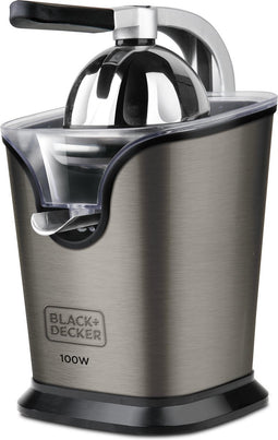 BLACK+DECKER sapcentrifuge – 100W – grote vulopening – RVS – onderdelen vaatwasserbestendig