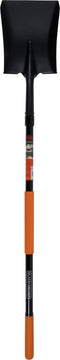 BLACK+DECKER Schep - Vierkante Kop - 149 CM - Stevig en Lichtgewicht Glasvezel - Zwart