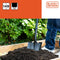 BLACK+DECKER Schep - Vierkante Kop - 149 CM - Stevig en Lichtgewicht Glasvezel - Zwart