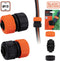 BLACK+DECKER Slangverbinder 1/2 - 13 ⌀ MM - Tuinslangkoppeling - Zwart/Oranje
