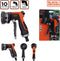 BLACK+DECKER Sproeikop - 10 Standen - Universeel - Zwart/ Oranje