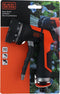 BLACK+DECKER Sproeikop - 10 Standen - Universeel - Zwart/ Oranje