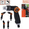 BLACK+DECKER Sproeikop - 3 Standen - Universeel - Zwart/ Oranje