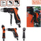 BLACK+DECKER Spuitpistool - Sproeikop voor Tuinslang - Aanpasbare Waterstroom - ABS-Plastic en Thermoplastisch Rubber - Zwart/Oranje