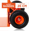 BLACK+DECKER Steekwagen BXWT-H301 - Transportkar tot 120KG Draagvermogen - Transportwagen 52,5 x 45 x 116 cm - Steekkar - Staal