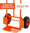BLACK+DECKER Steekwagen BXWT-H301 - Transportkar tot 120KG Draagvermogen - Transportwagen 52,5 x 45 x 116 cm - Steekkar - Staal