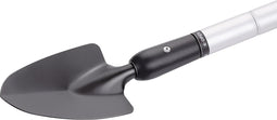 BLACK+DECKER Tuin Troffel - Puntige Kop - Telescopische Steel 77 - 105 CM - Hittebestendig - Wit