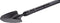 BLACK+DECKER Tuin Troffel - Puntige Kop - Telescopische Steel 77 - 105 CM - Hittebestendig - Zwart