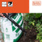 BLACK+DECKER Tuin Troffel - Puntige Kop - Telescopische Steel 77 - 105 CM - Hittebestendig - Zwart
