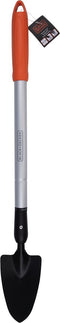 BLACK+DECKER Tuin Troffel - Puntige Kop - Telescopische Steel 77 - 105 CM - Hittebestendig - Wit