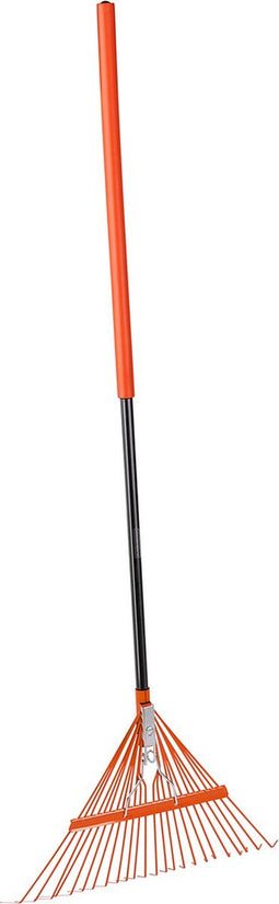 BLACK+DECKER Tuinhark BXGTTO7001 - 164 x 60 x 3 CM - Bladhark met Comfortabele Handgreep - Terugverende Hark - Oranje/Zwart