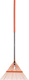BLACK+DECKER Tuinhark BXGTTO7001 - 164 x 60 x 3 CM - Bladhark met Comfortabele Handgreep - Terugverende Hark - Oranje/Zwart