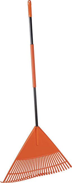 BLACK+DECKER Tuinhark BXGTTO7003 - 178 x 60 x 3 CM - Bladhark met Comfortabele Handgreep - Terugverende Hark - Oranje/Zwart