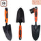 BLACK+DECKER Tuinschep - met Maataanduiding - 35 CM - Polypropyleen - Zwart/Oranje