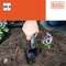 BLACK+DECKER Tuinschepje - Ronde Afwerking - Diepe Bodem - 28,5 CM - Zwart