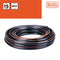 BLACK+DECKER Tuinslang 15 Meter - 13MM - Duurzaam PVC - Tuin Besproeien, Auto Wassen, Zwembad Vullen - Past op Elke Standaard Kraan - Zwart/Oranje