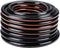 BLACK+DECKER Tuinslang 15 Meter - 19MM - Duurzaam PVC - Tuin Besproeien, Auto Wassen, Zwembad Vullen - Past op Elke Standaard Kraan - Zwart/Oranje