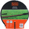 BLACK+DECKER Tuinslang 15 Meter - 19MM - Duurzaam PVC - Tuin Besproeien, Auto Wassen, Zwembad Vullen - Past op Elke Standaard Kraan - Zwart/Oranje