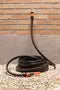BLACK+DECKER Tuinslang 15 Meter - 19MM - Duurzaam PVC - Tuin Besproeien, Auto Wassen, Zwembad Vullen - Past op Elke Standaard Kraan - Zwart/Oranje