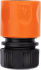 BLACK+DECKER Tuinslang Snelkoppeling - 1/2'' - ⌀13 mm - Kunststof - Zwart/ Oranje