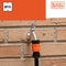 BLACK+DECKER Tuinslang Snelkoppeling - 1/2'' - ⌀13 mm - Kunststof - Zwart/ Oranje