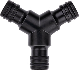 BLACK+DECKER Tuinslangkoppelstuk - 3-Weg - 7 x 6 x 2.1 CM - Zwart
