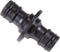 BLACK+DECKER Tussenstuk Tuinslang - ⌀ 3.2 x 5.2 CM - Verbind 2 Slangen - Zwart