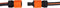 BLACK+DECKER Tussenstuk Tuinslang - ⌀ 3.2 x 5.2 CM - Verbind 2 Slangen - Zwart