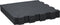 BLACK+DECKER Vloermat 6 Stuks - 40 x 40 x 1 CM - Vloerbescherming - Dempend Materiaal - Puzzelmatten - Ribbels - Zwart