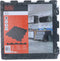 BLACK+DECKER Vloermat 6 Stuks - 40 x 40 x 1 CM - Vloerbescherming - Dempend Materiaal - Puzzelmatten - Ribbels - Zwart