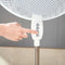 BLACK+DECKER Vloerventilator BXEFP40E - Oscillerend - 3 Windsnelheden - Wit