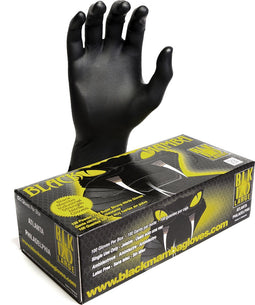 Black Mamba Black Nitrile Disposable Glove (100pcs) - Black - X-Large