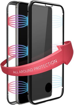 Black Rock 360° Glass Cover for Apple iPhone 12/12 Pro Black