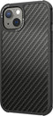 Black Rock Cover Robust Real Carbon Voor Apple IPhone 13 Zwart