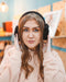 Black sheepskin ear muffs