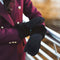 Black Sheepskin Mittens