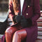 Black Sheepskin Mittens