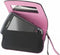 Blackberry 9810 Hoesje - BlackBerry - Serie - Kunstlederen Clutch - Zwart / Roze - Hoesje Geschikt Voor Blackberry 9810