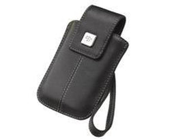Blackberry Tote 9500 Hoesje - BlackBerry - Tote Serie - Kunstlederen Broekriemhoesje - Zwart - Hoesje Geschikt Voor Blackberry Tote 9500