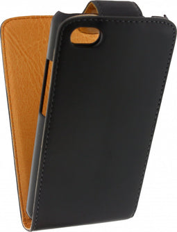 Blackberry Z30 Hoesje - Xccess - Serie - Kunstlederen Flipcase - Zwart - Hoesje Geschikt Voor Blackberry Z30