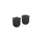 BlackSatino - Toiletborstelkop blacksatino vervangset 2 stuks