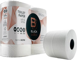 BlackSatino - Toiletpapier 2-laags 400vel