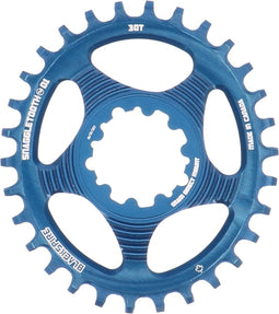 Blackspire - Kettingblad Snaggletooth Oval Sram Spline 30 6MM Offset Blauw